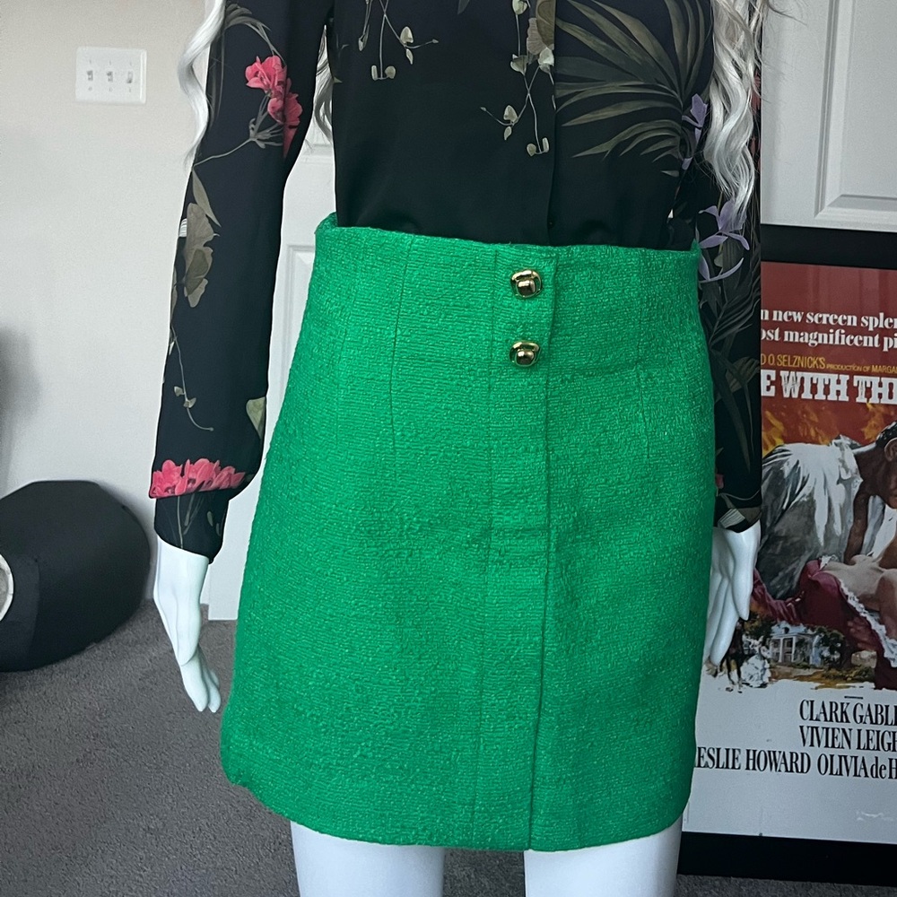 Zara tweed skirt size xs